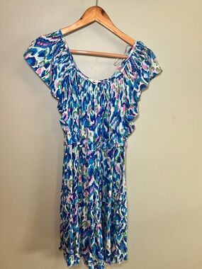 entro Blue and Pink Dress